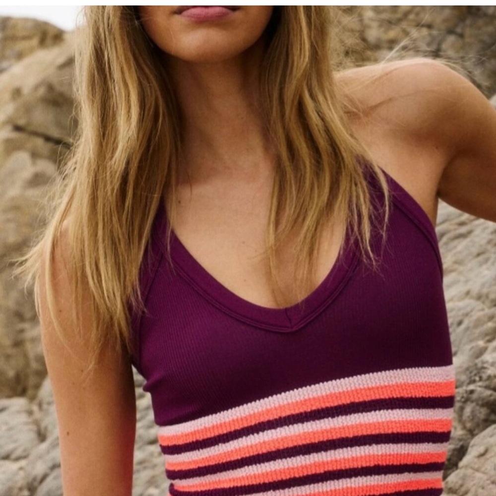NWT Free People Movement All Clear V-Neck Cami